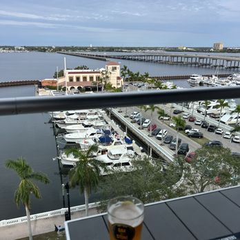 Oak & Stone - View from our seat at the patio. - Pizza Near Me - Bradenton, Florida Oak & Stone - View from our seat at the patio. - Pizza Near Me - Bradenton, Florida