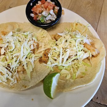 Taqueria El Rodeo - Two shrimp tacos a la carte - Mexican Near Me - Los Banos, California Taqueria El Rodeo - Two shrimp tacos a la carte - Mexican Near Me - Los Banos, California