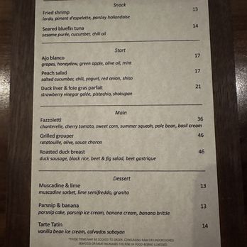 Spring - Menu sept 2023 - New American Near Me - Marietta, Georgia
