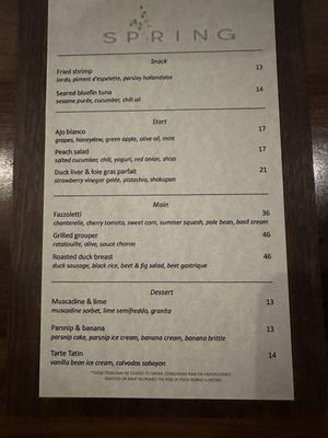Menu photo 8 Spring Marietta, GA