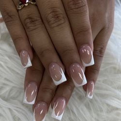 Nail Rouge - Square Acrylic French Tip