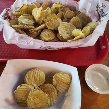 Longhorn Cafe - Fried pickles - Burgers Near Me - San Antonio, Texas