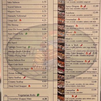 Sushi Train - Menu - Sushi Bars Near Me - Lacey, Washington Sushi Train - Menu - Sushi Bars Near Me - Lacey, Washington