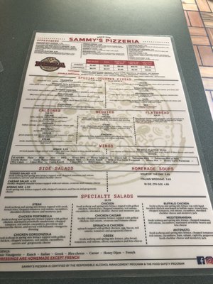 Menu photo 3 Sammy's Place Pittsburgh, PA