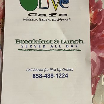 Olive Cafe - Breakfast & Brunch Near Me - San Diego, California