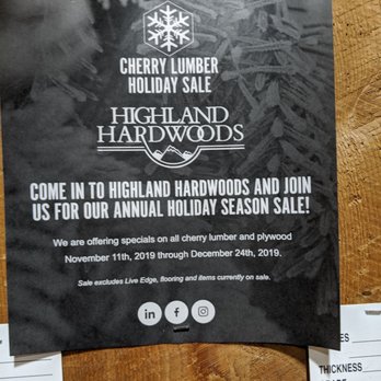 Highland Hardwoods - a sign for a holiday sale - Flooring Near Me - Brentwood, New Hampshire Highland Hardwoods - a sign for a holiday sale - Flooring Near Me - Brentwood, New Hampshire