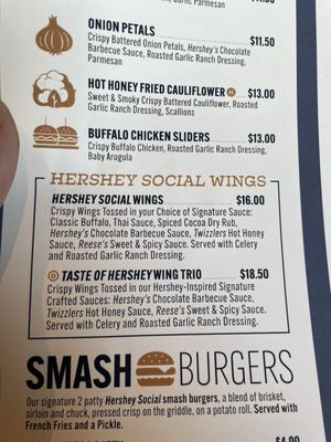 Menu photo 3 Hershey Social Hershey, PA