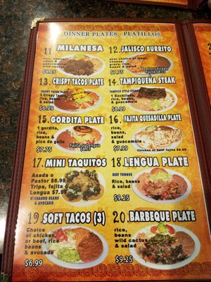 Menu photo 4 Bandera Jalisco San Antonio, TX Menu photo 4 Bandera Jalisco San Antonio, TX