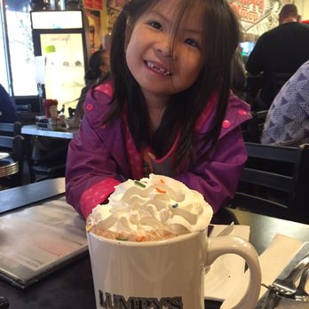 Lumpy's Diner - Hot cocoa is awful, just ask this little girl - Diners Near Me - Antioch, California Lumpy's Diner - Hot cocoa is awful, just ask this little girl - Diners Near Me - Antioch, California