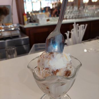Lagomarcino's Confectionery - Dish of English Toffee Ice cream. Yummy. - Candy Stores Near Me - Davenport, Iowa Lagomarcino's Confectionery - Dish of English Toffee Ice cream. Yummy. - Candy Stores Near Me - Davenport, Iowa