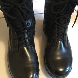 New boots polished (day 2)  Still looking great!