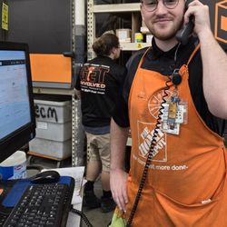 The Home Depot - Ryan took a minute from his helpful call to give me a quick pic - great telephone skills today, thanks!