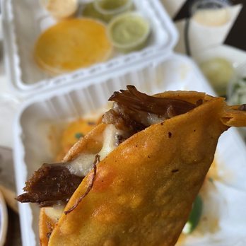 Elma's Taqueria - Sat / Sun Only 4 Quesabirrias de Res with a side of Stew - Mexican Near Me - San Jose, California Elma's Taqueria - Sat / Sun Only 4 Quesabirrias de Res with a side of Stew - Mexican Near Me - San Jose, California