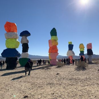 Seven Magic Mountains - Public Art Near Me - Las Vegas, Nevada Seven Magic Mountains - Public Art Near Me - Las Vegas, Nevada