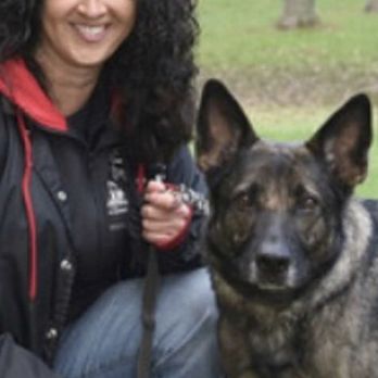 Ryan K9 - Profile pic with cadaver and tracking dog, Vishu. - Pet Training Near Me Ryan K9 - Profile pic with cadaver and tracking dog, Vishu. - Pet Training Near Me