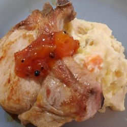 Cooking - Heete Bliksem (Kartoffelbrei mit Äpfeln und Möhren) und Schweinskotelett