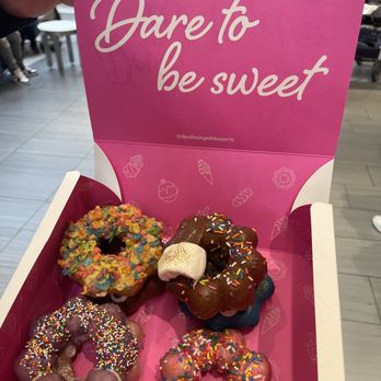 Devil & Angel Desserts - Me and my babe got a six pack variety, mooching nut donuts and we're very excited to try them but not just yet later later - Ice Cream & Frozen Yogurt Near Me - Milpitas, California