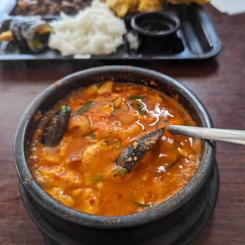 Go Go 7 - Seafood tofu soup - Korean Near Me - San Francisco, California