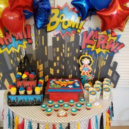 Amber did an awesome job on the wonder woman cake! My wife showed her a couple pictures on her phone and she made it a reality! Thank you!