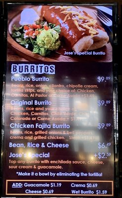 Menu photo 3 Jose's Mexican Food Glen Avon, CA Menu photo 3 Jose's Mexican Food Glen Avon, CA