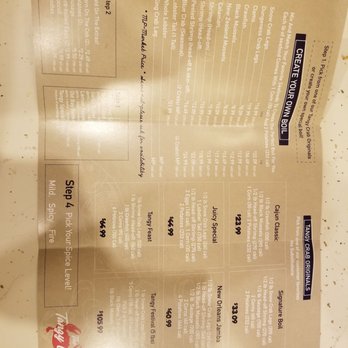 The Tangy Crab - Menu, April 2022 - Seafood Near Me - Kalamazoo, Michigan