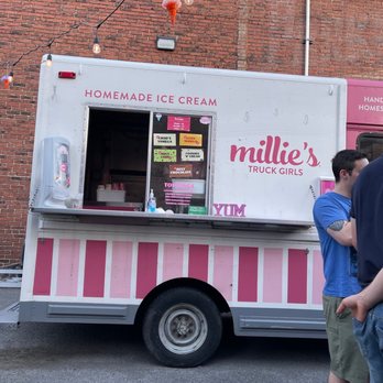 Abjuration Brewing - a pink and white ice cream truck - Breweries Near Me - McKees Rocks, Pennsylvania