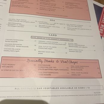 Bond 45 - Menu - Italian Near Me - New York, New York