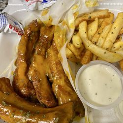 Scrapped The Plate Bistro - Honey Gold Fried Ribs sounded interesting