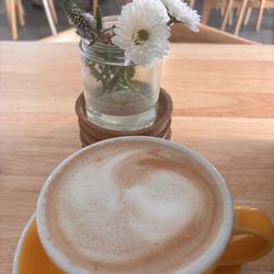 Fika - Blueberry latte.
