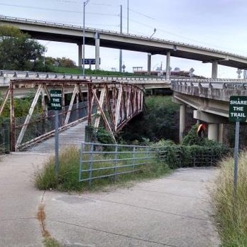 Johnson Creek Greenbelt - Bridges and Mopac overhead - Hiking Near Me - Austin, Texas