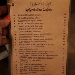Bendito Café - Menú 2