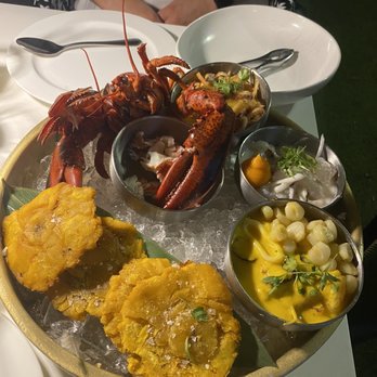 CVI.CHE 105 - Ceviche trio with lobster. So good! - Seafood Near Me - Miami Beach, Florida