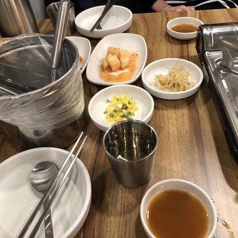 Mapo Gamjatang - Banchan and cutlery - Korean Near Me - Toronto, Ontario Mapo Gamjatang - Banchan and cutlery - Korean Near Me - Toronto, Ontario