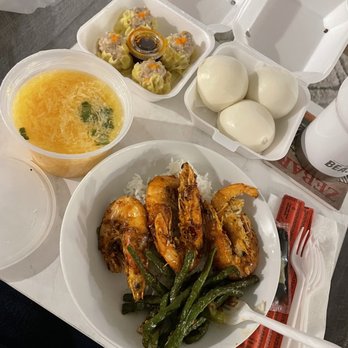 D Cuisine - Salt and Pepper Shrimp, Egg Drop Soup, Sauteed String Bean with Pork Floss, 7. Egg Custard Bun, 1. Siu Mai - Dim Sum Near Me - Chicago, Illinois D Cuisine - Salt and Pepper Shrimp, Egg Drop Soup, Sauteed String Bean with Pork Floss, 7. Egg Custard Bun, 1. Siu Mai - Dim Sum Near Me - Chicago, Illinois