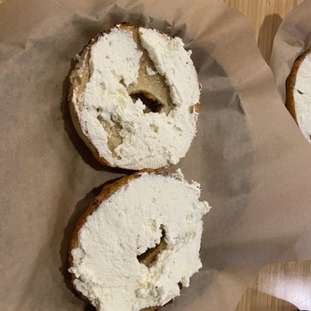 Seize the Bagel - cheddar bagel toasted with cream cheese - Bagels Near Me - Vancouver, Washington Seize the Bagel - cheddar bagel toasted with cream cheese - Bagels Near Me - Vancouver, Washington