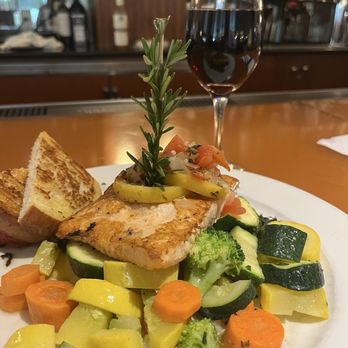 Sports Page Grill - Salmon dinner. Texas style proportions. You won't leave hungry. - American Near Me - Dallas, Texas Sports Page Grill - Salmon dinner. Texas style proportions. You won't leave hungry. - American Near Me - Dallas, Texas