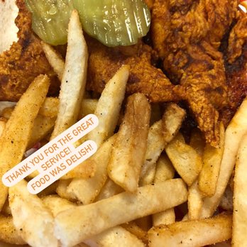 Helen’s Hot Chicken - Hot 3 Piece Chicken Tenders w/fries - Chicken Wings Near Me - Smyrna, Tennessee Helen’s Hot Chicken - Hot 3 Piece Chicken Tenders w/fries - Chicken Wings Near Me - Smyrna, Tennessee