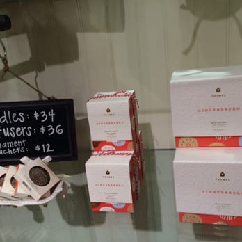 Tris - Gingerbread ornaments, candles and diffusers! My favorite Holliday scent - Women's Clothing Near Me - Manhattan Beach, California Tris - Gingerbread ornaments, candles and diffusers! My favorite Holliday scent - Women's Clothing Near Me - Manhattan Beach, California
