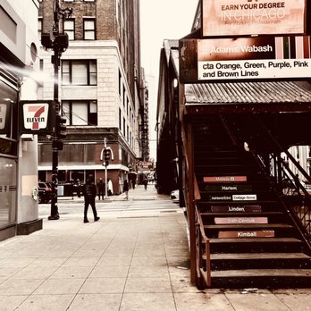 CTA - Adams/Wabash - Train Stations Near Me - Chicago, Illinois