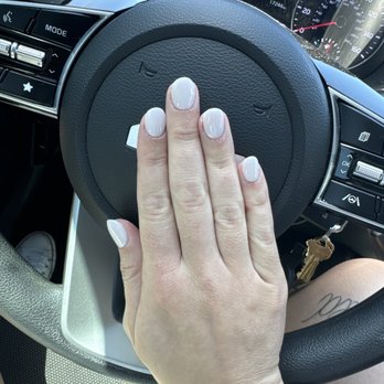 GoBahli Nails - I asked for White (like white out) gel acrylic full set. What they gave me was dip powder snowflake white. - Nail Salons Near Me - San Marcos, California GoBahli Nails - I asked for White (like white out) gel acrylic full set. What they gave me was dip powder snowflake white. - Nail Salons Near Me - San Marcos, California