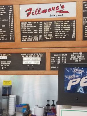 Menu photo 3 Fillmore's Dairy Hut Florence, KY