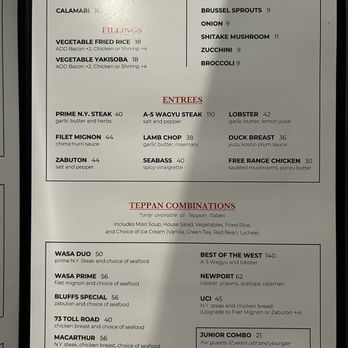 Wasa Sushi & Teppan - Sushi Bars Near Me - Newport Beach, California