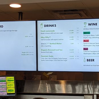 Shake Shack - menu - Fast Food Near Me - Charlotte, North Carolina
