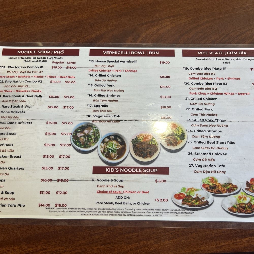 Menu Menu