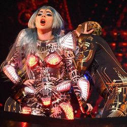 Darrick Ingram Design - Custom Heat Press Vinyl Costume made for Lady Gaga; designed and constructed by Asher Levine