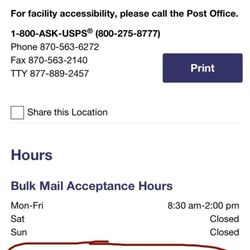 U S Government - Information about Osceola post office