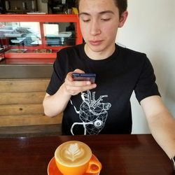 Jacu - My crazy nephew taking a pic for Yelp also :))