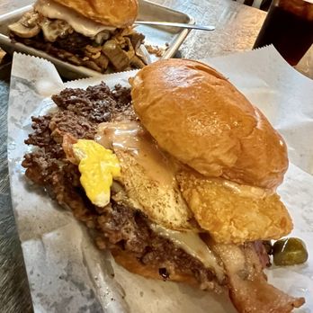 The Gnarly Heifer - Brisket burger and rancher burger - Hot Dogs Near Me - Whitehall, Michigan