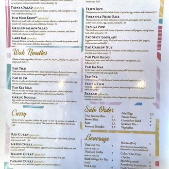 Sistory - Menu Side 2 - Thai Near Me - Albany, California Sistory - Menu Side 2 - Thai Near Me - Albany, California
