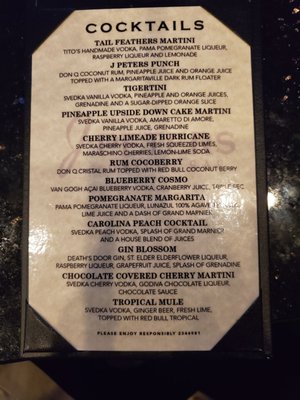 Menu photo 1 J Peter’s Grill & Bar Myrtle Beach, SC Menu photo 1 J Peter’s Grill & Bar Myrtle Beach, SC